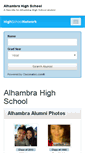 Mobile Screenshot of alhambrahighschool.net